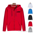 Unisex hoogwaardige herenpullover -rits omhoog hoodie